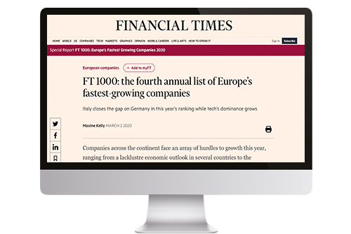 CLAREO sur le FinancialTimes.com