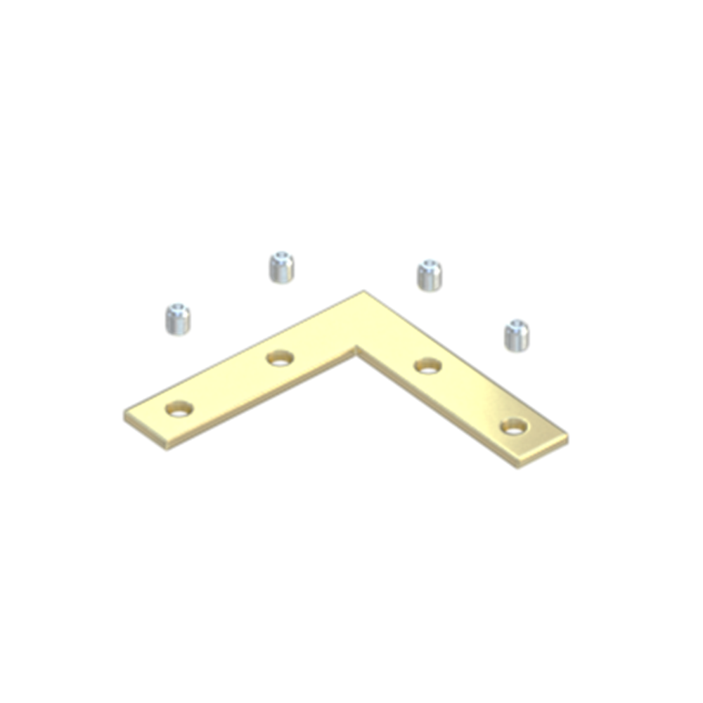90° hoekconnector voor aluminium profiel