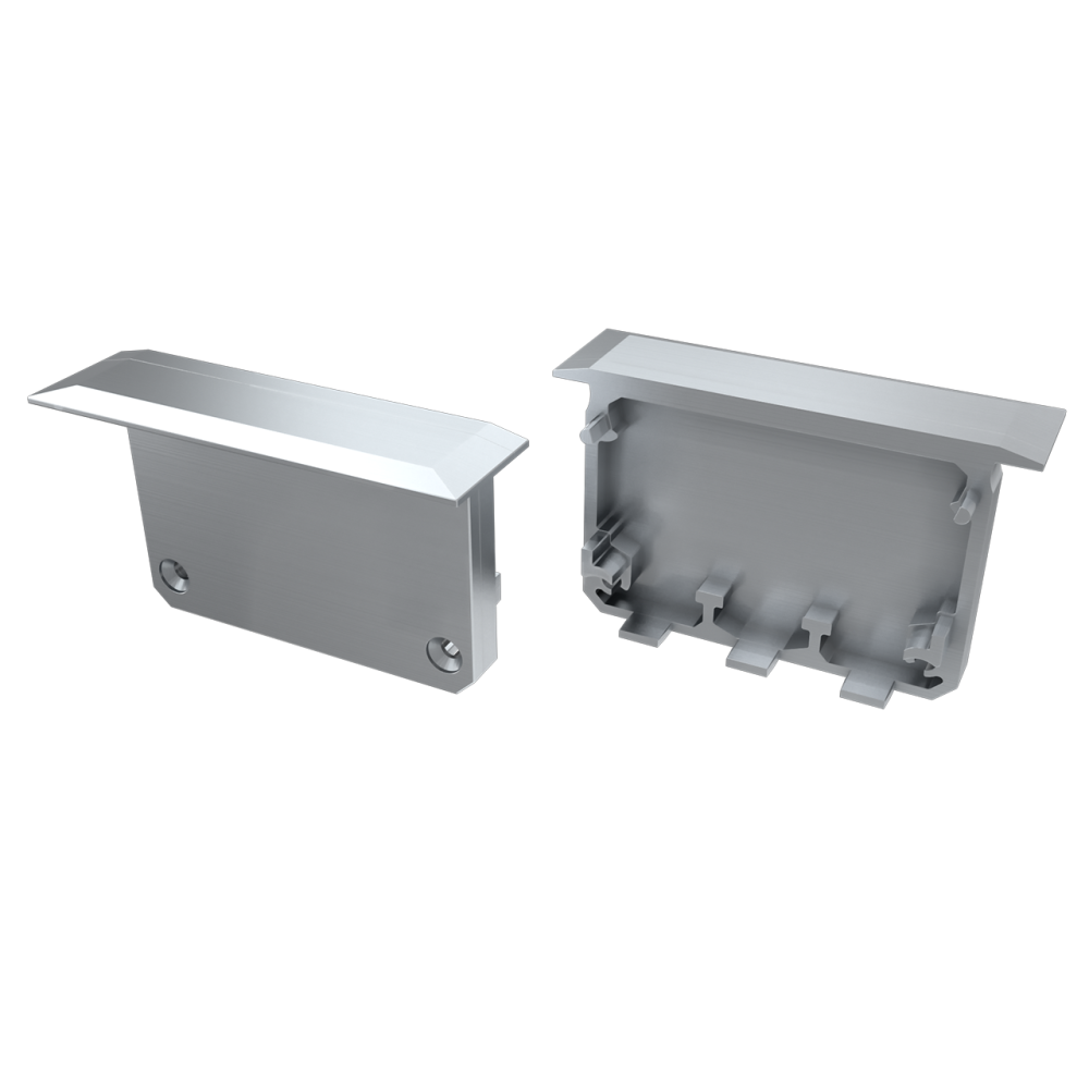 Eindkap voor Inbouw Profiel 43x30mm Set van 10
