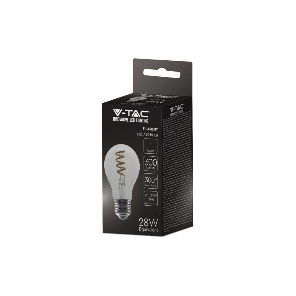 LED-Glühbirne E27 A60 Filament V-TAC 4W DESIGN 2 VT-2164