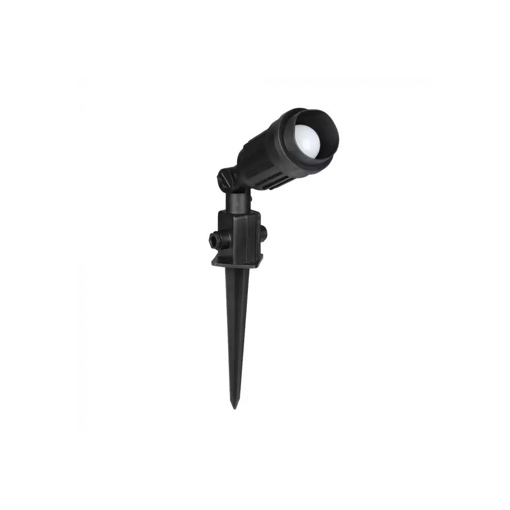Buitenpen V-TAC Voor E27 Lamp IP44 START Zwart VT-728