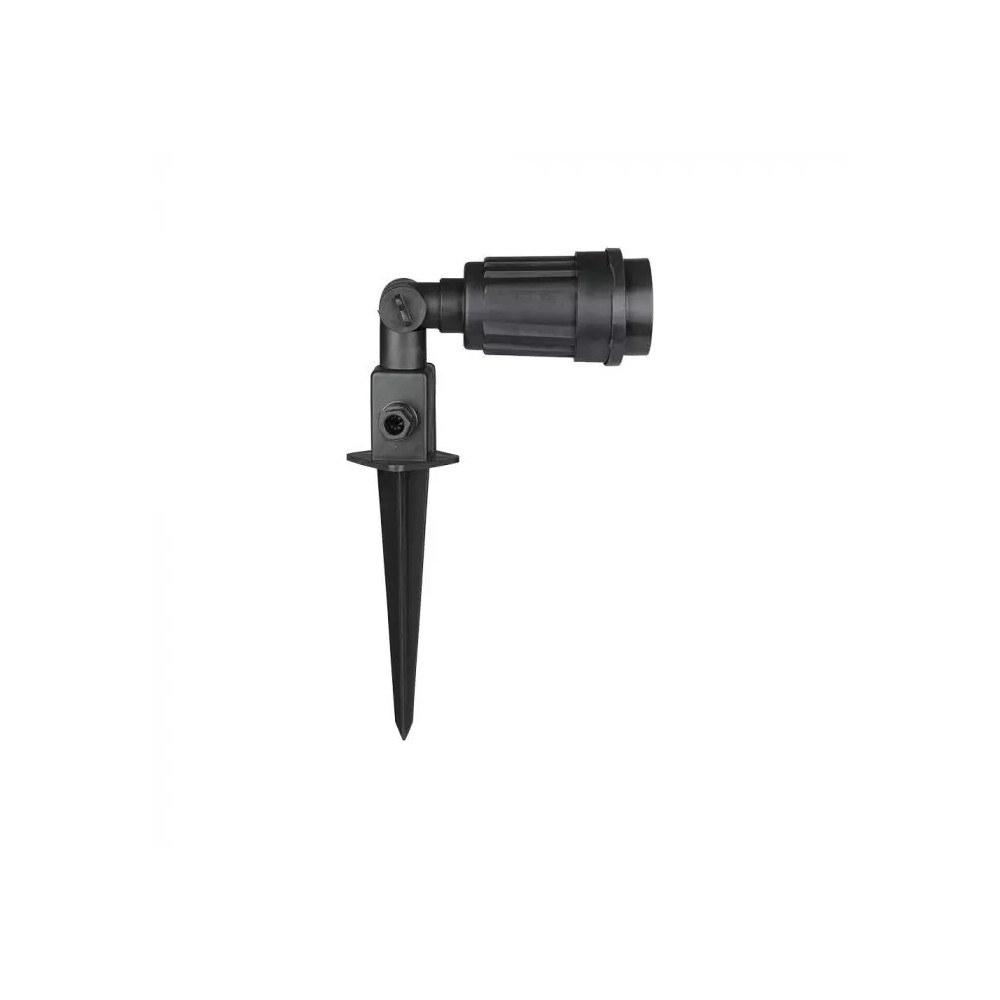 Buitenpen V-TAC Voor E27 Lamp IP44 START Zwart VT-728