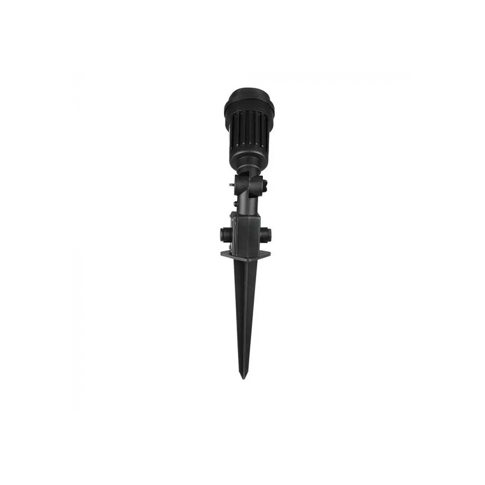 Buitenpen V-TAC Voor E27 Lamp IP44 START Zwart VT-728