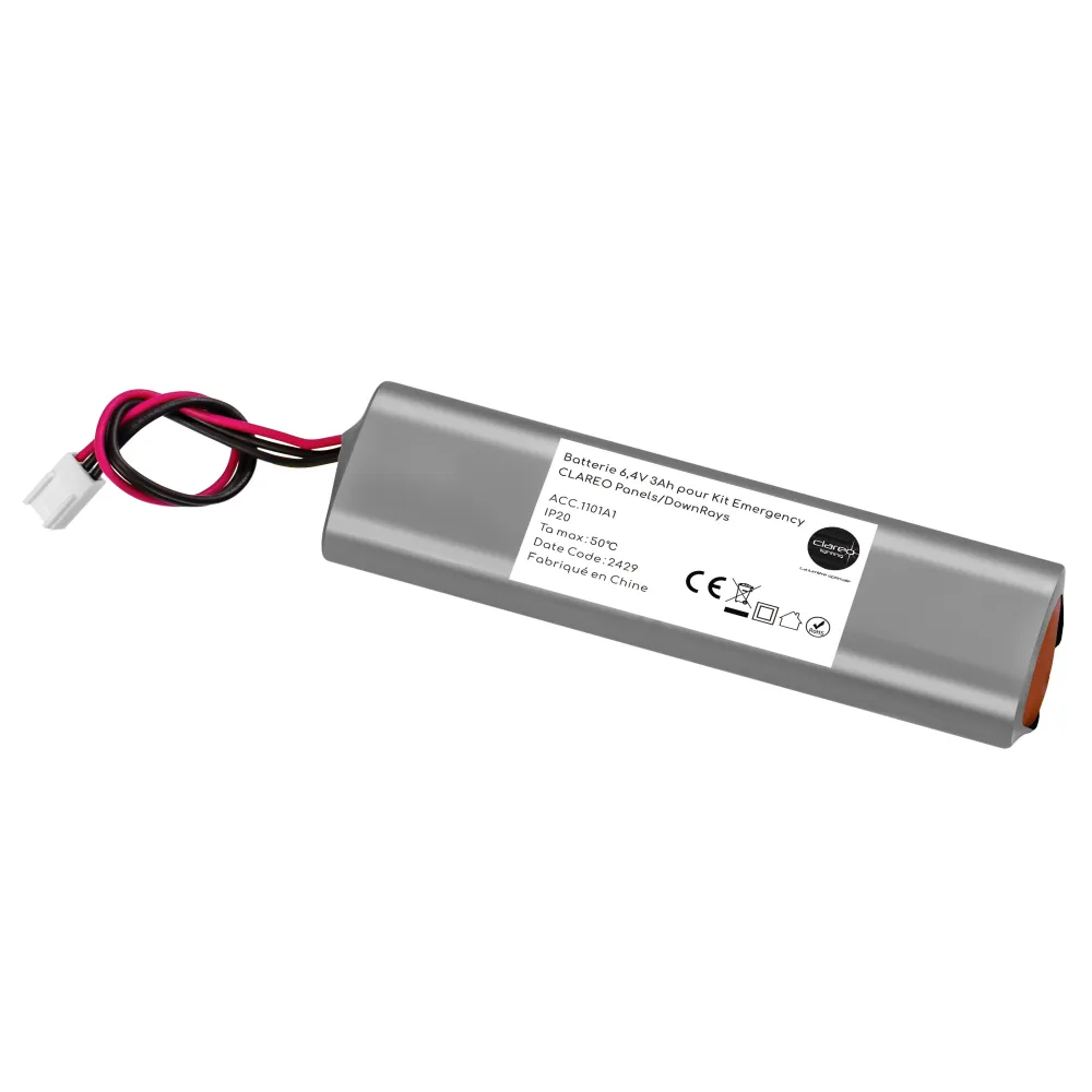 6.4V 3Ah Battery for CLAREO Panels/DownRays Emergency Kit