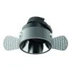 Coupelle Spot Orientable Trimless ZAMBELIS D85 GU10 DESIGN Noir Sable et Chrome Sans Source