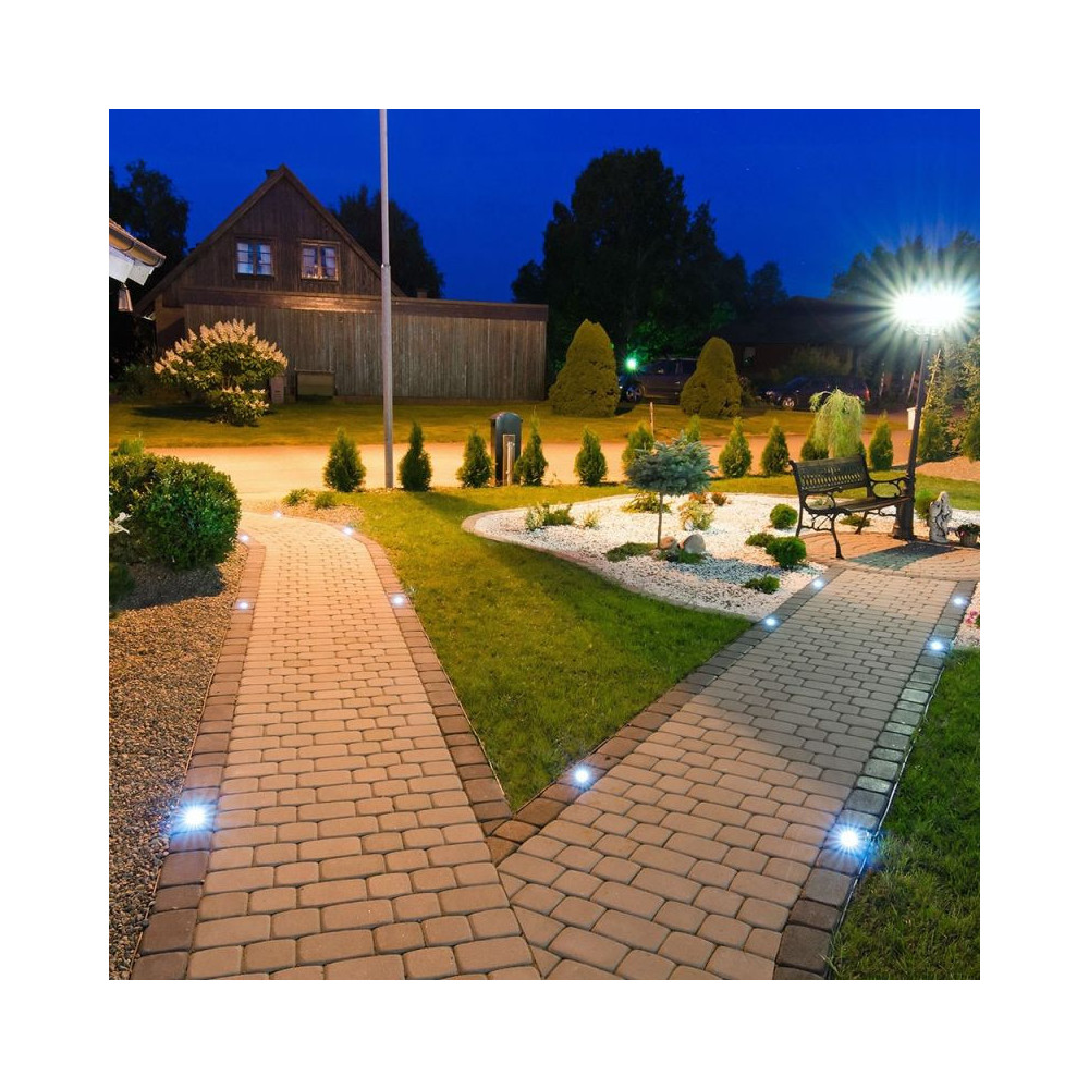 Grond inbouwspot Buiten V-TAC GU10 IP65 START Staal V-TAC VT-7677