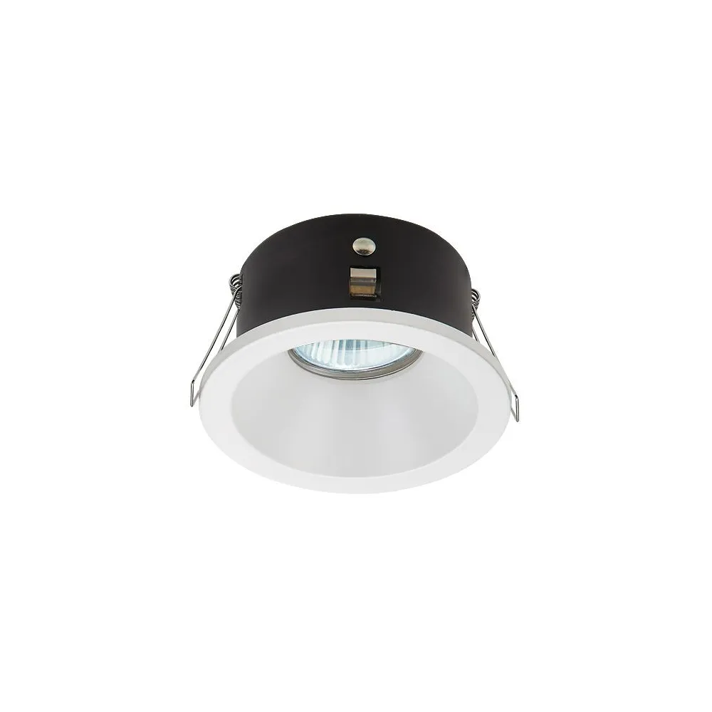 Coupelle Spot ZAMBELIS D75 GU10 DESIGN Blanc Mat Sans Source