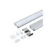 V-TAC START Einbau-Aluminiumprofil 12x7 2m mit Diffusor VT-8156