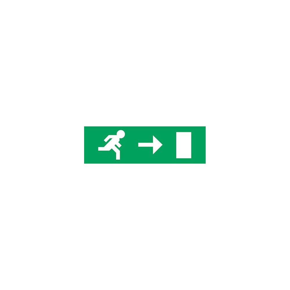 Right Arrow Label for COOPER STD65C Emergency Light