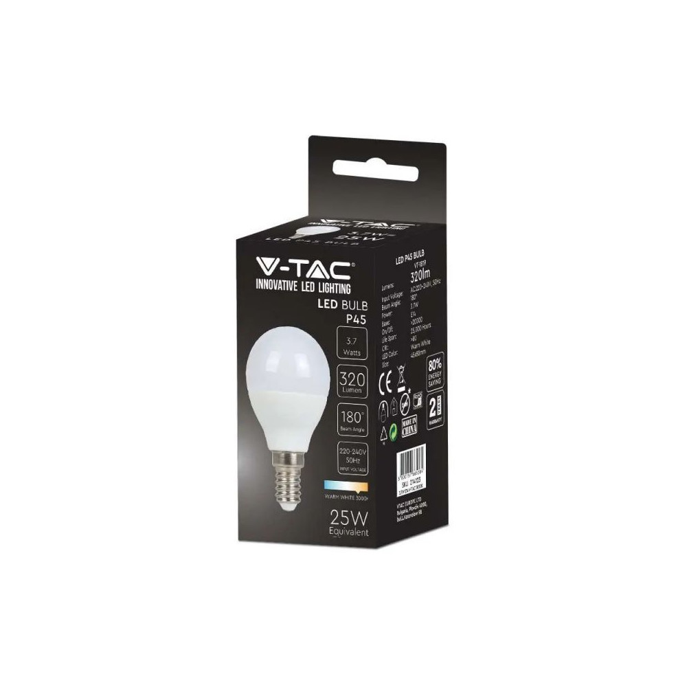 Bulbe LED E14 P45 V-TAC 3,7W START 2 VT-1819