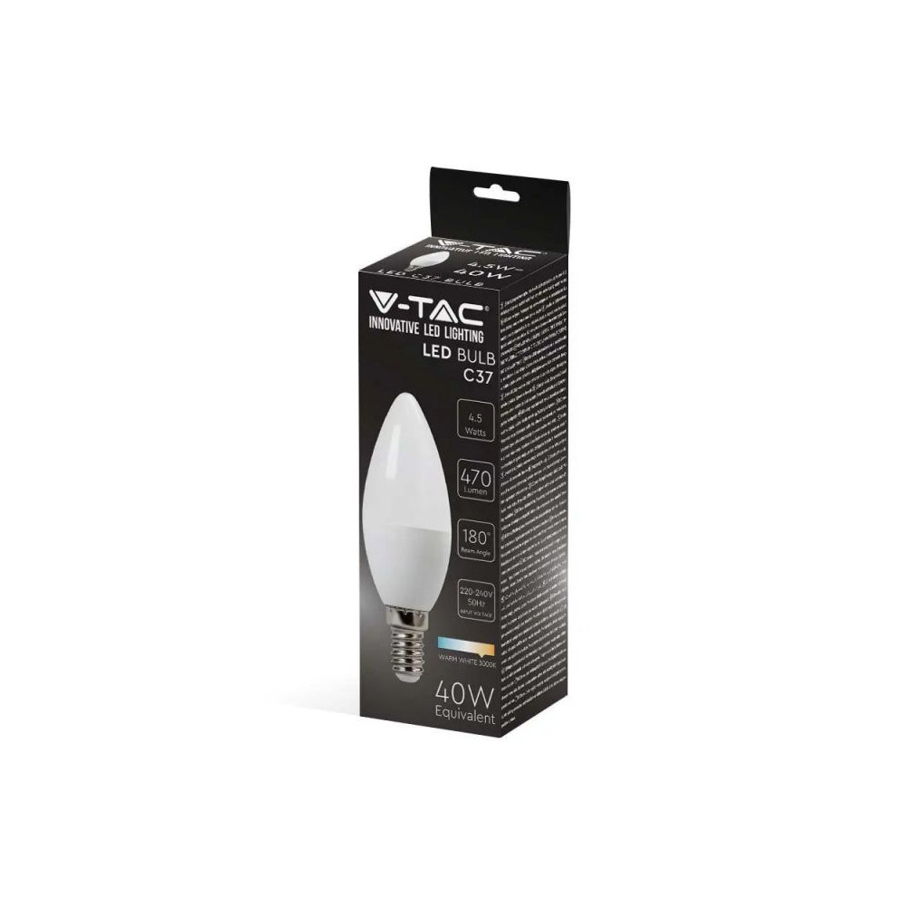 LED-lamp E14 C37 V-TAC 4,5W START 2 VT-1855