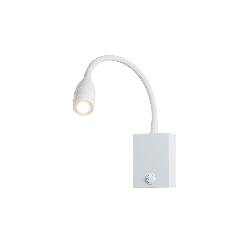 ZAMBELIS wandlamp 3W DESIGN Mat wit - FS