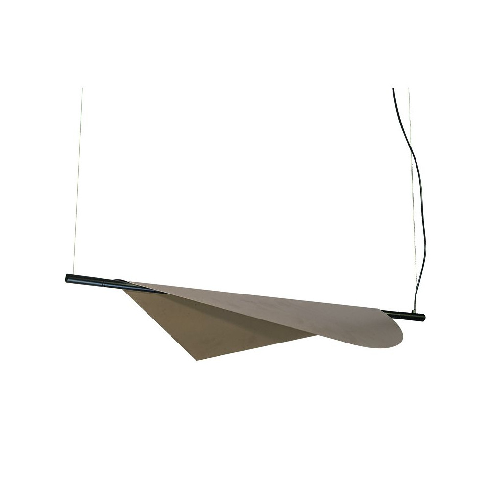 ZAMBELIS 18W DESIGN Pendelleuchte Sandschwarzes und Bronze