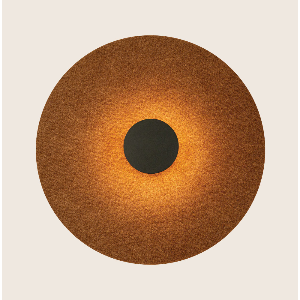 Akustische Wandleuchte ZAMBELIS D500 6W DESIGN Braun und Schwarz