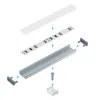 CLAREO Aluminium-Aufbauprofil 16x6 2m ADVANCE