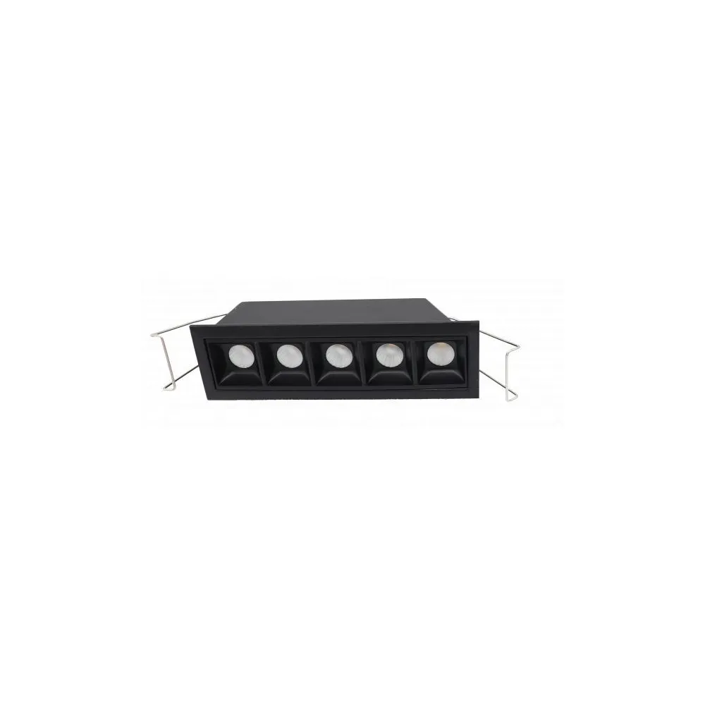 DownRay CLAREO 10W Optic DESIGN Schwarz Schwarzer Reflektor Ohne Treiber
