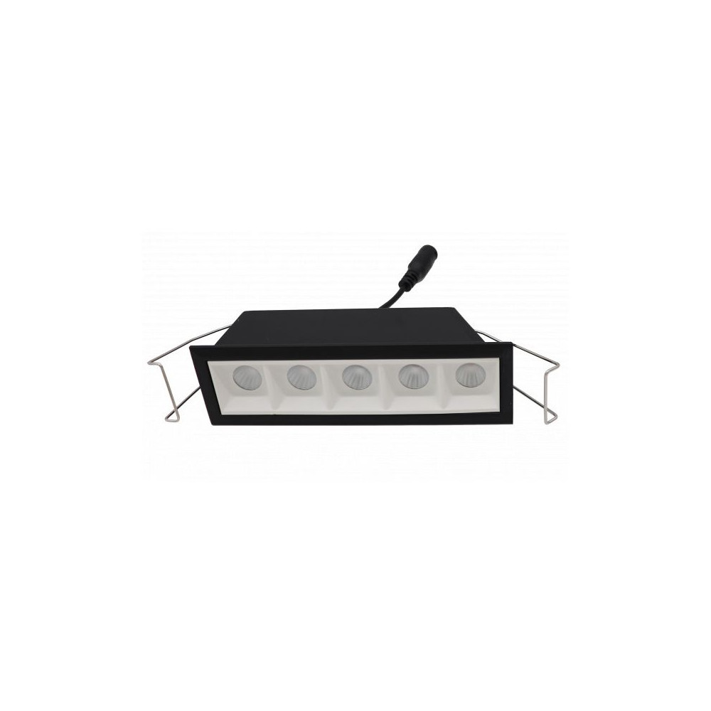 DownRay CLAREO 10W Optic DESIGN Schwarz Reflektor Weiß Ohne Treiber