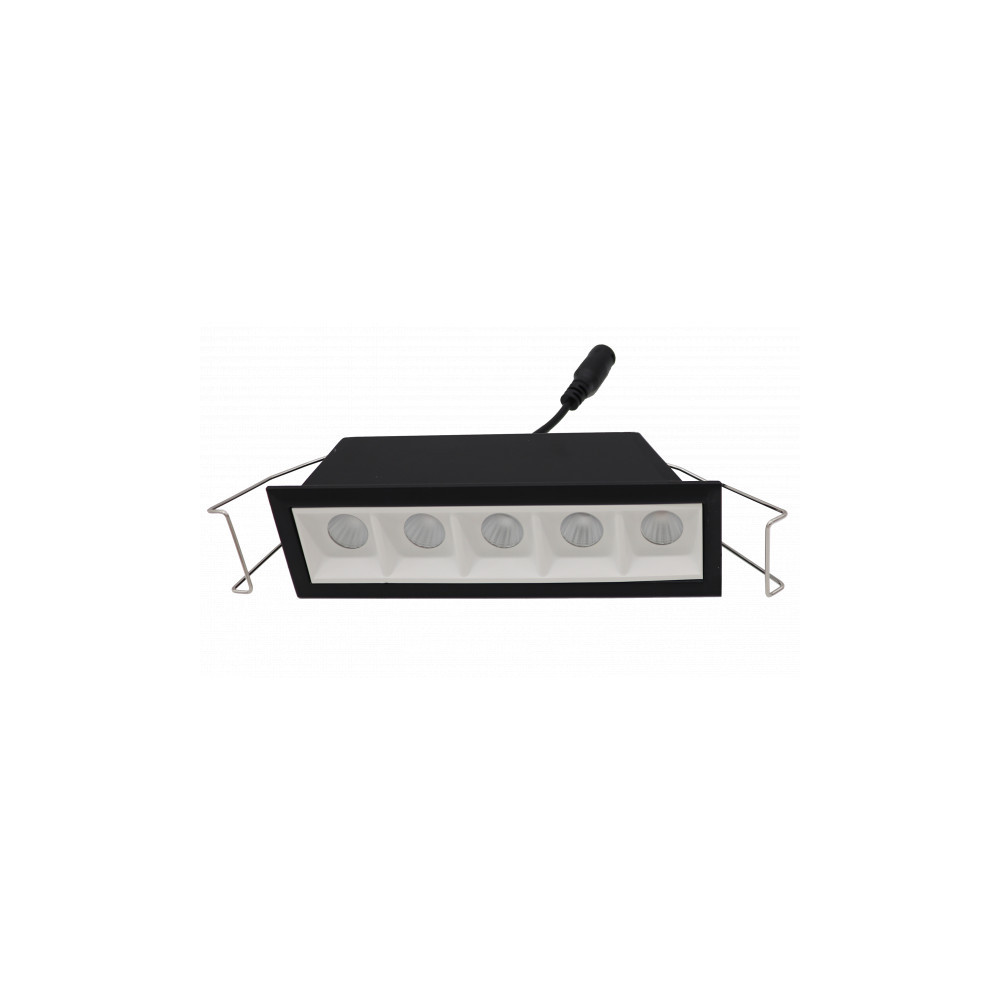 DownRay CLAREO 10W Optic DESIGN Zwart Witte Reflector Zonder Driver