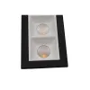 DownRay CLAREO 10W Optic DESIGN Schwarz Reflektor Weiß Ohne Treiber