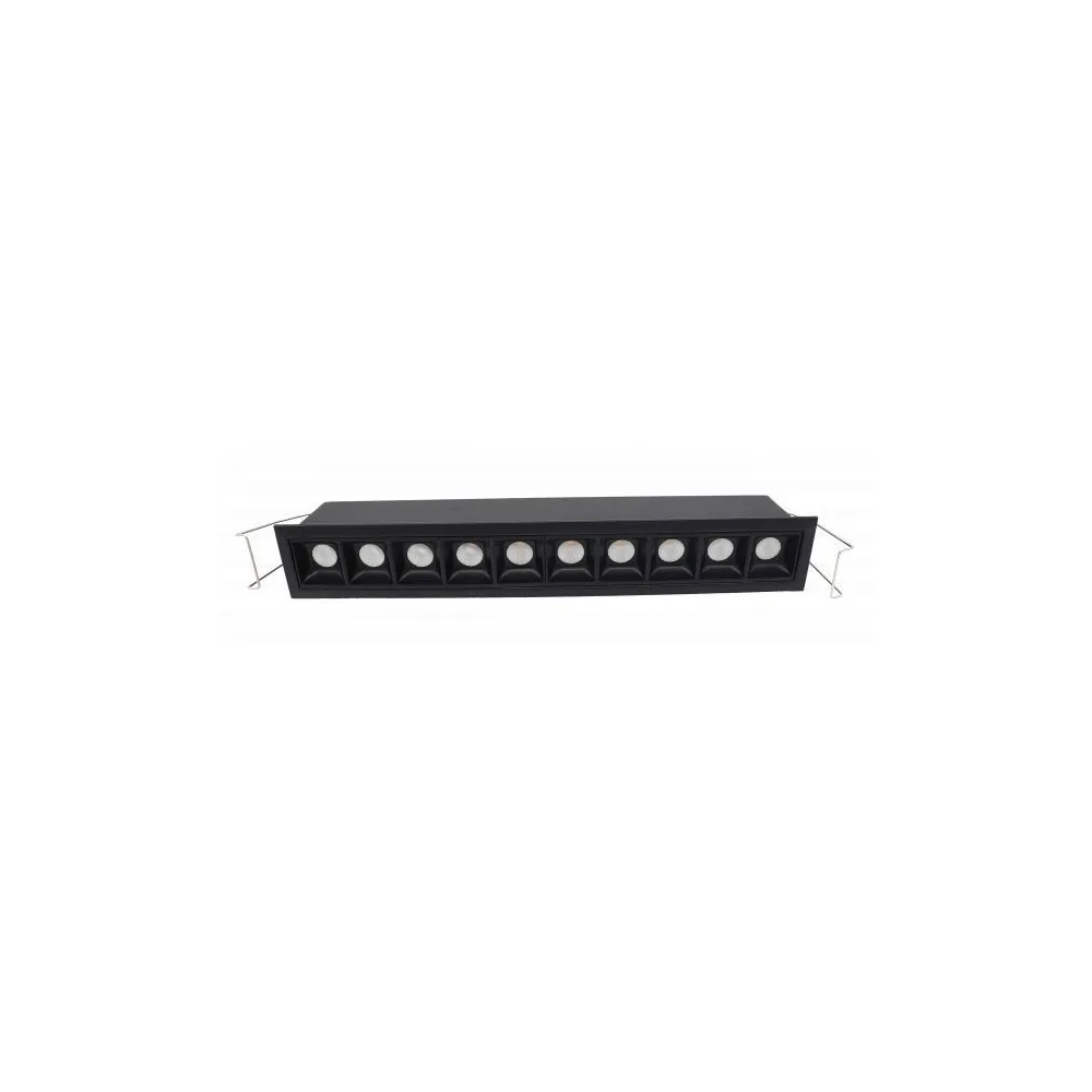 DownRay CLAREO 20W Optic DESIGN Schwarz Reflektor Schwarz Ohne Treiber