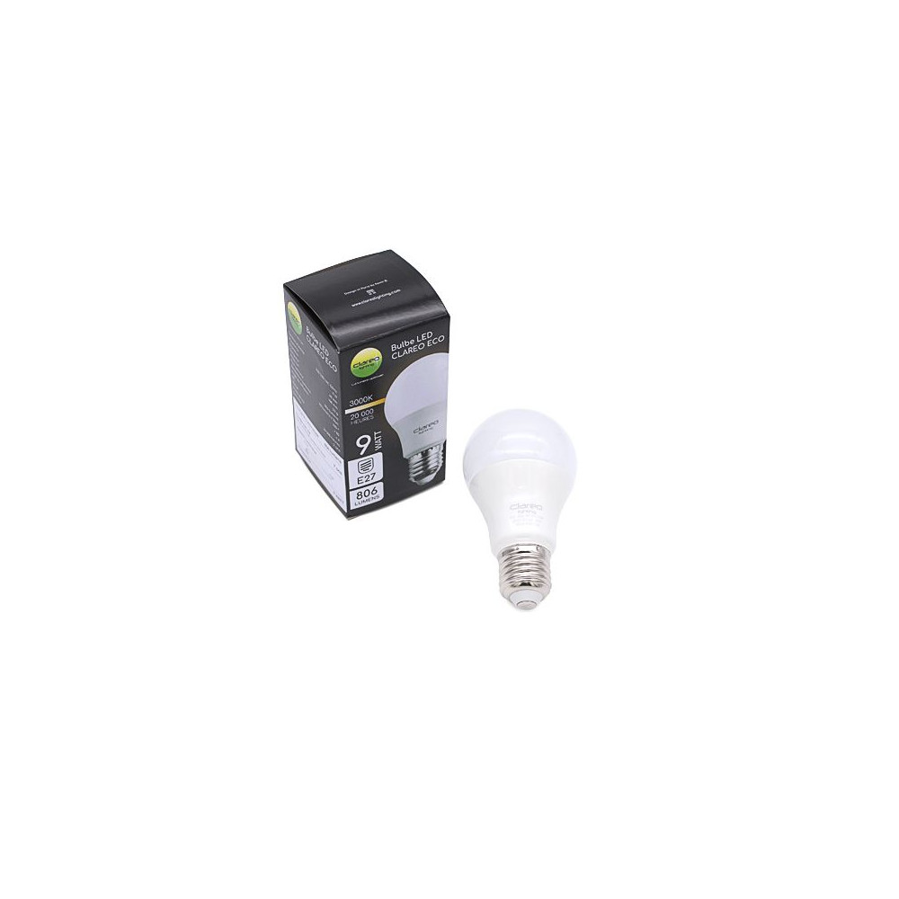 LED-lamp E27 CLAREO 9W START Pack 50