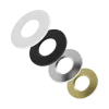 Interchangeable fixed round bezel for MiniRay Orientable CLAREO 5/8W RE2020 ADVANCE 2