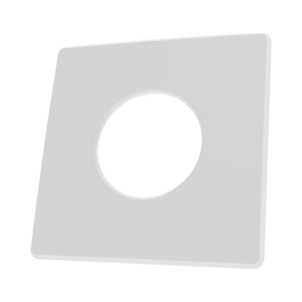 Interchangeable fixed square bezel for MiniRay Orientable CLAREO 5/8W RE2020 ADVANCE 2