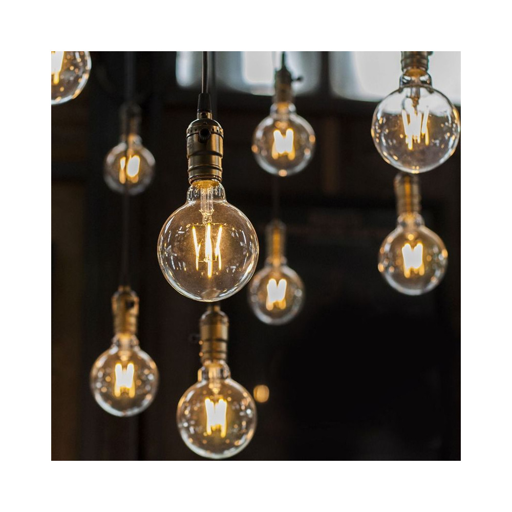 Bulbe LED E27 G125 Filament V-TAC 6W DESIGN 2 VT-1956 FS