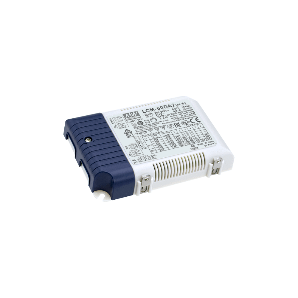 DALI 2/BP Driver MEANWELL 500-1400mA 60W LCM-60DA2