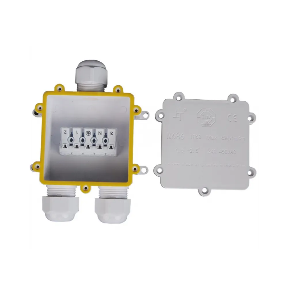 Wasserdichte Anschlussdose V-TAC VT-870-B 0.5-4mm2 IP68 START