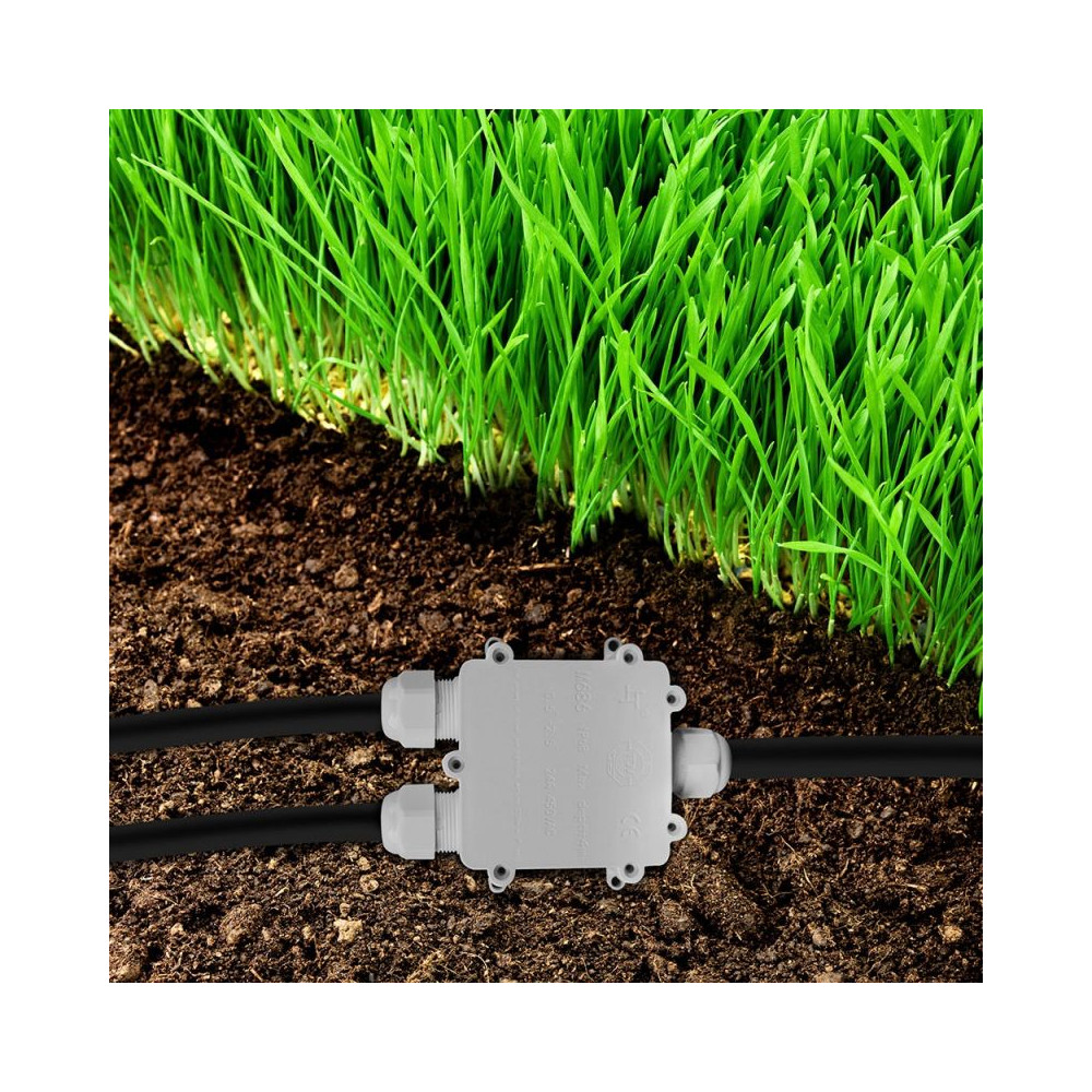 Wasserdichte Anschlussdose V-TAC VT-870-B 0.5-4mm2 IP68 START