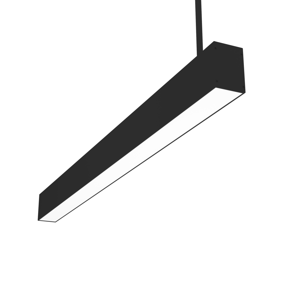 LineLED IP54 CLAREO 150cm 38W 130lm/W TECH Zwart