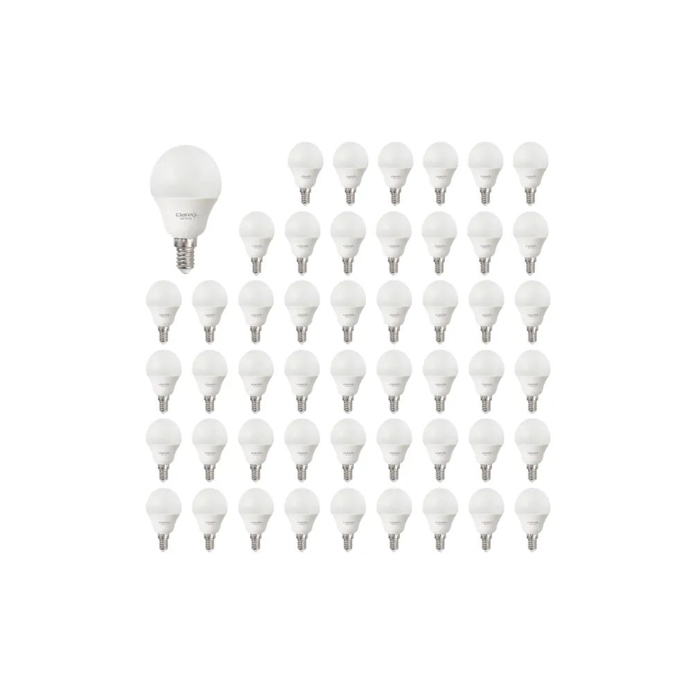Bulbe LED CLAREO 4,9W E14 START 2 Pack 50