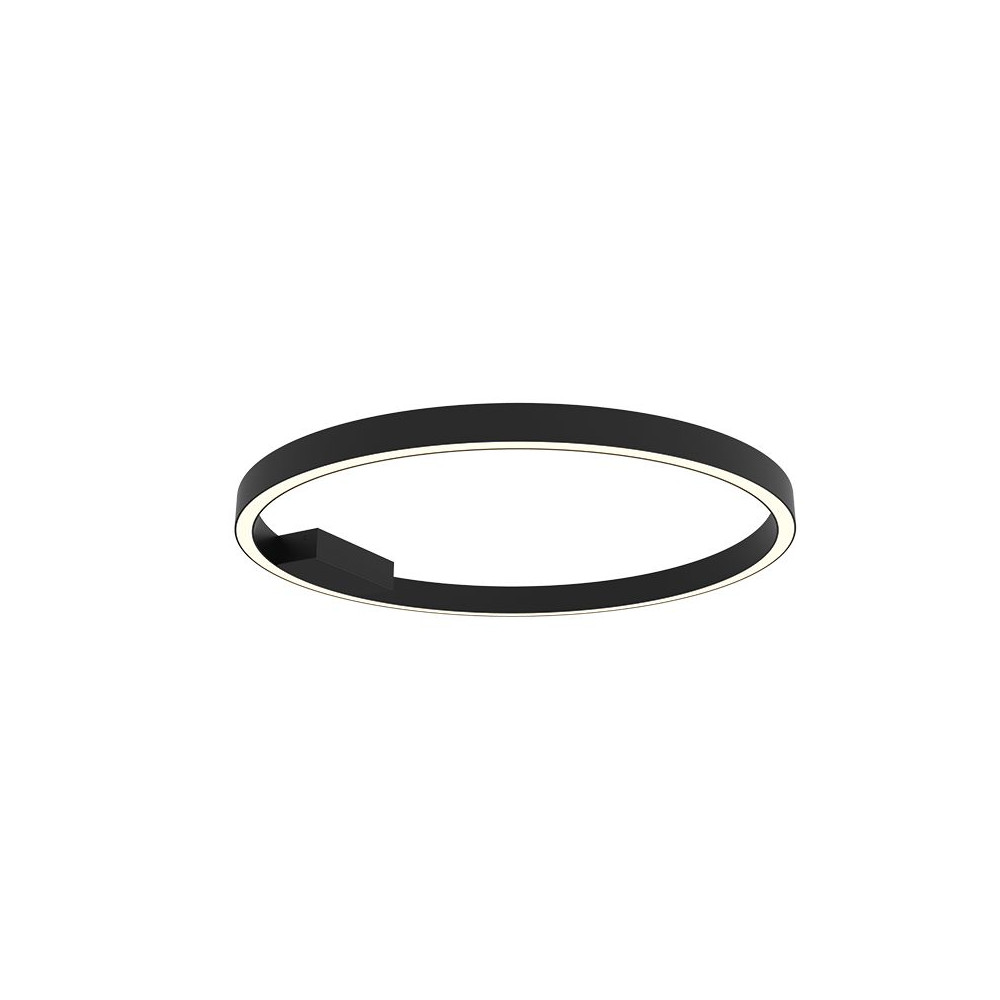 Deckenleuchte ZAMBELIS D600 37W Dimmbar DESIGN Mattschwarz