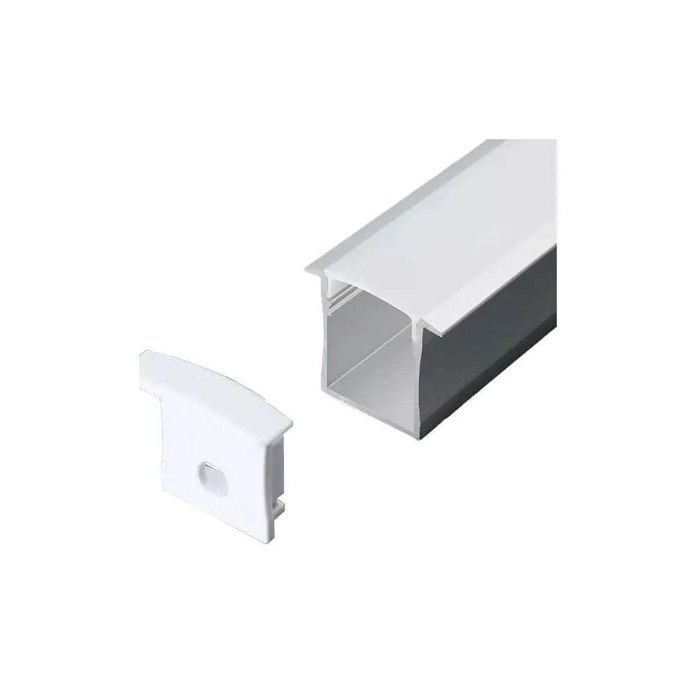 V-TAC Einbau-Aluminiumprofil 23x23 2m START mit Diffusor VT-8119