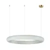ZAMBELIS D640 45W Dimmbarer DESIGN Hängeleuchte Weißer Alabaster und Messing