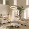 ZAMBELIS D640 45W Dimmbarer DESIGN Hängeleuchte Weißer Alabaster und Messing
