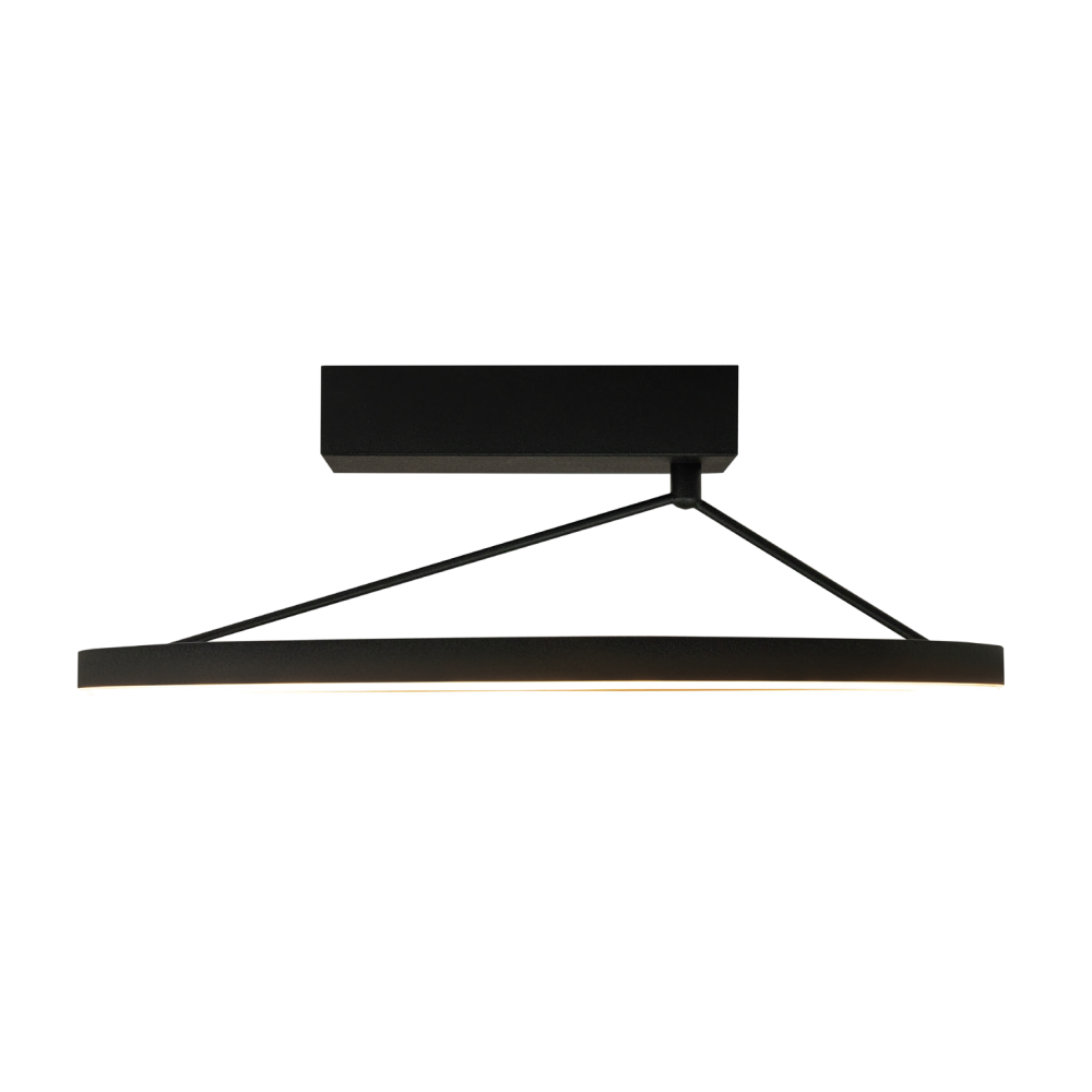 ZAMBELIS D780 51W Dimmable DESIGN Sandy Black Ceiling Light