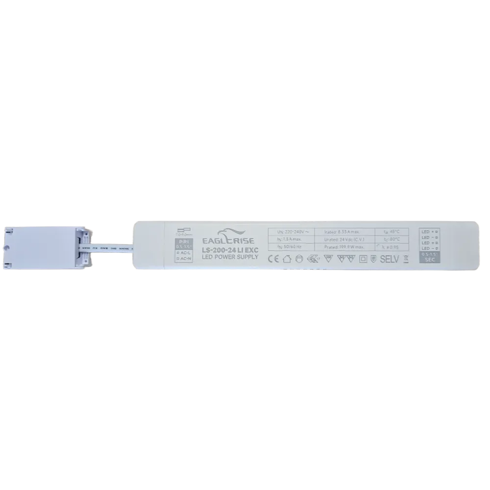 ON/OFF-Treiber mit Durchgangsverdrahtung EagleRise 24VDC 200W LS-200-24 LI EXC
