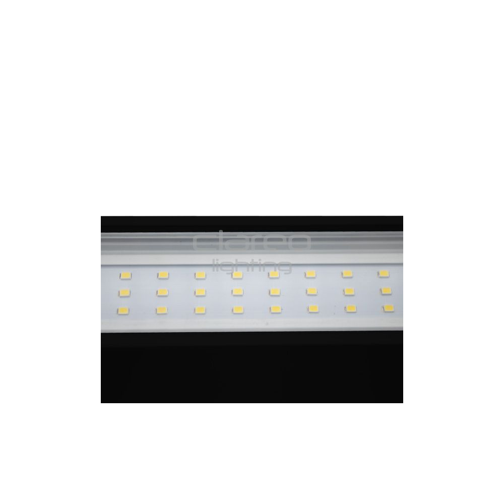 LineLED CLAREO 100x50 60cm 20W 120lm/W Direct/Indirect ADVANCE 2 Zwart FS