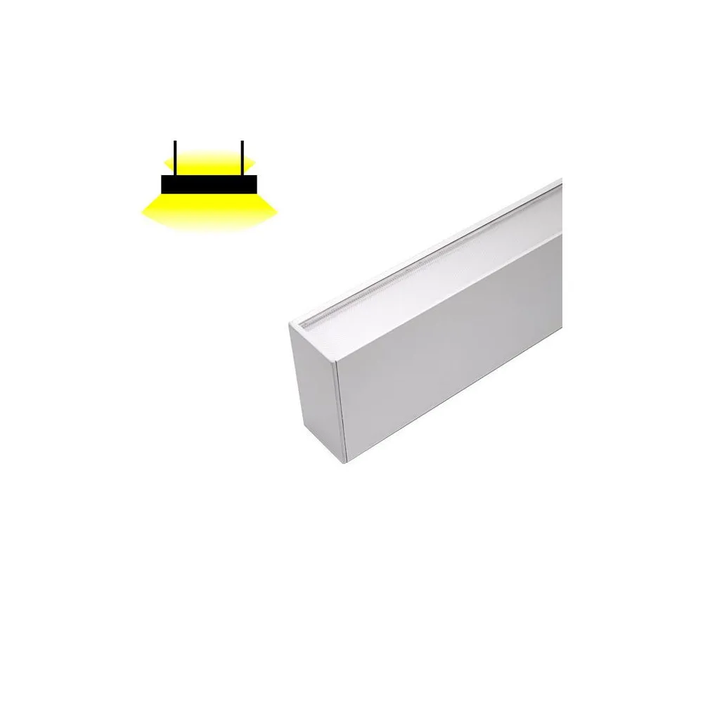LineLED CLAREO 100x50 120cm 30W 120lm/W Direct/Indirect ADVANCE 2 Blanc FS