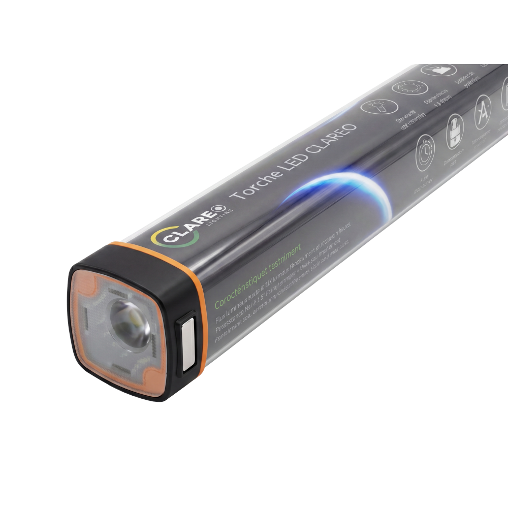 CLAREO USB 2W IP65 LED-zaklamp