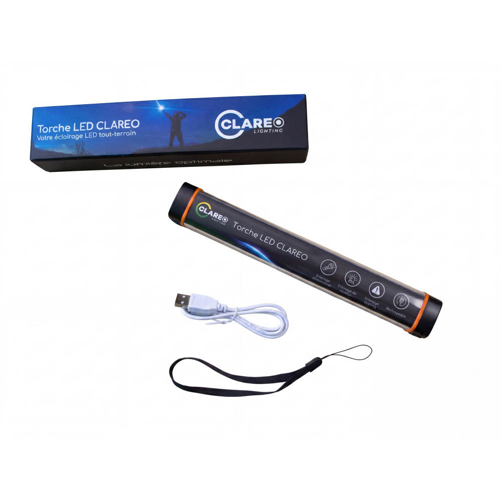 CLAREO USB 2W IP65 LED-zaklamp