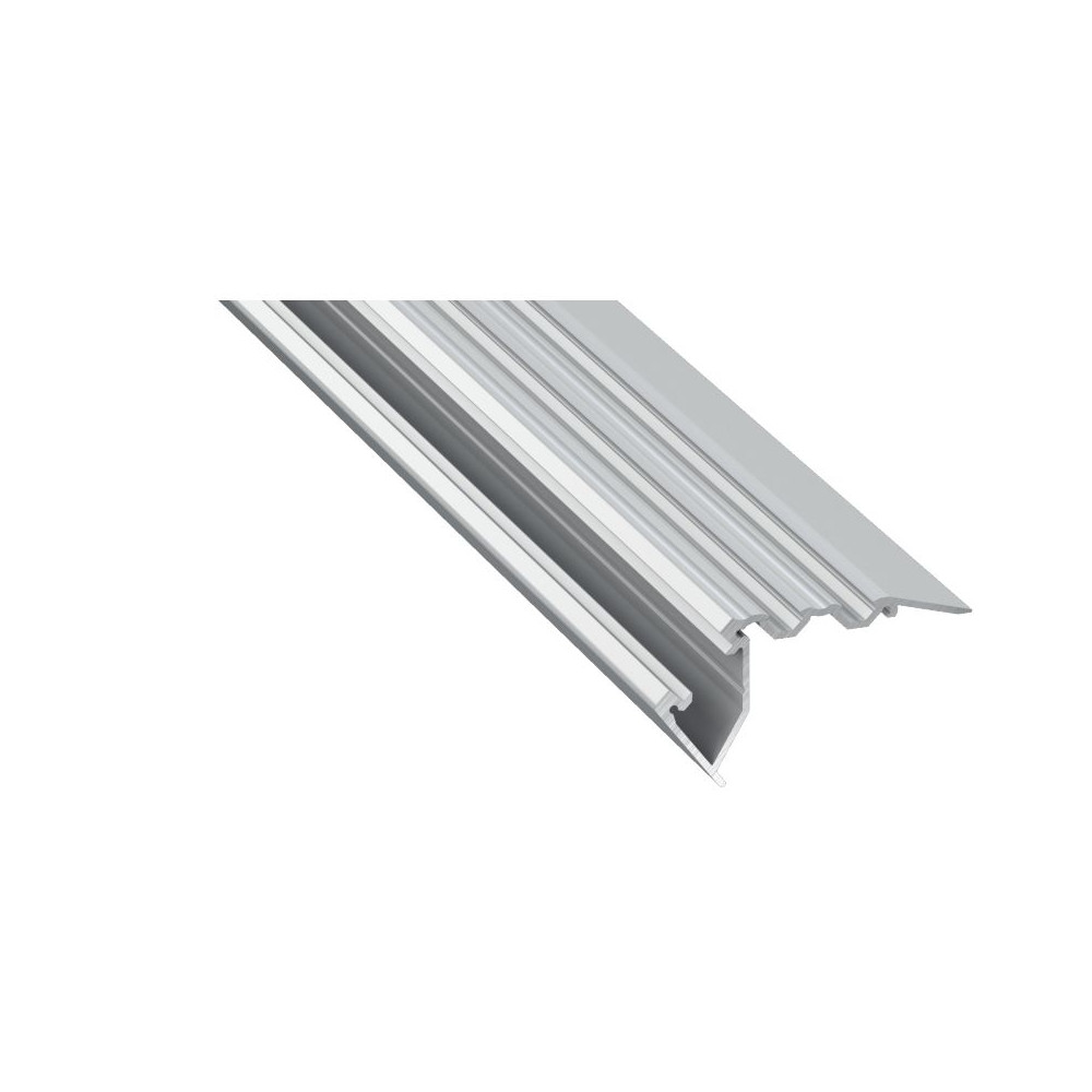 CLAREO 2m TECH Aluminium Trapprofielstrip
