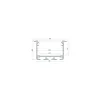 CLAREO 43x30 2m ADVANCE Recessed Aluminum Profile