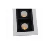 DownRay CLAREO 20W Optic DESIGN Weiß Schwarzer Reflektor Ohne Treiber