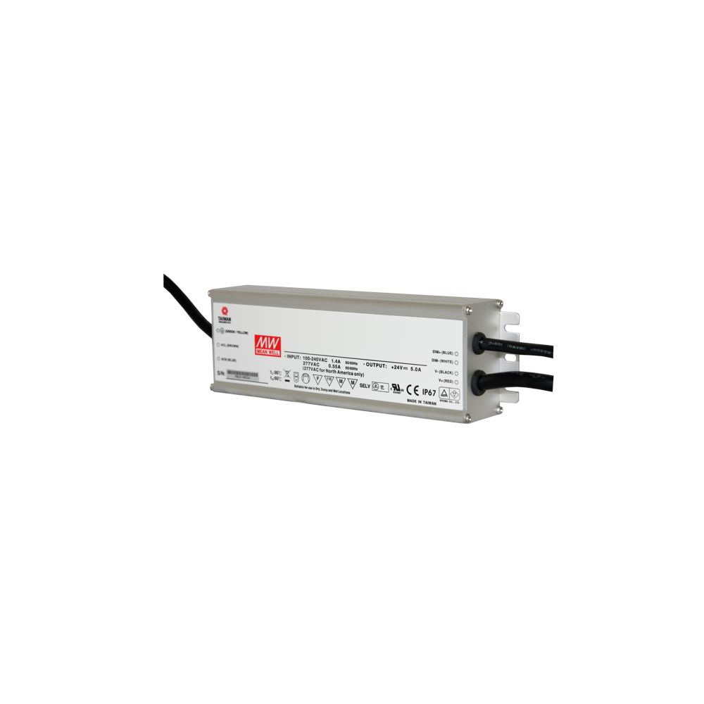 Driver 1-10V MeanWell 24VDC 100W IP67 - HLG-100H-24B