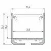 Opbouw Alu Profiel CLAREO 28x26 2m ADVANCE 2 - Pack