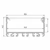Opbouw Alu Profiel CLAREO 89x45 2m ADVANCE 2 - Pack