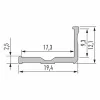 Alu L-Profiel CLAREO 19x12 2m ADVANCE 2 - Pack